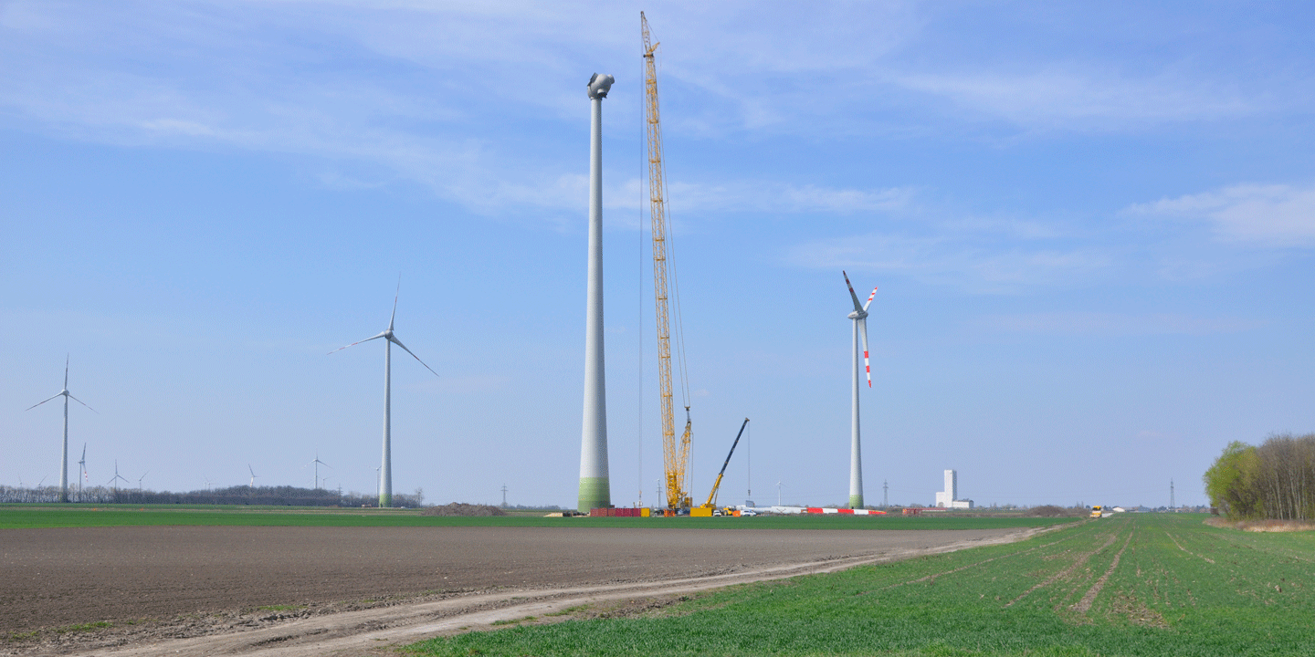 Durch den Ausbau des Windparkes konnte die installierte Leistung verdoppelt werden. 