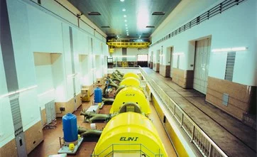 Maschinenraum vom Kraftwerk Kaprun-Hauptstufe