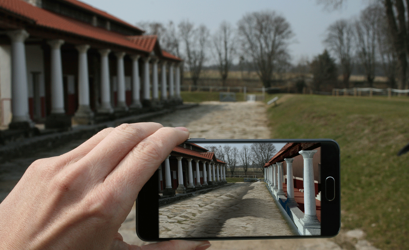 Blick in die Vergangenheit: Augmented Reality holt antike Bauwerke auf das Smartphone. (© 7reasons)